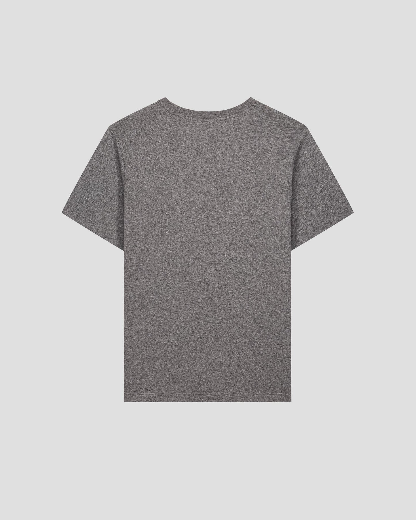 T-Shirt à col rond Gris chine fonce Petro