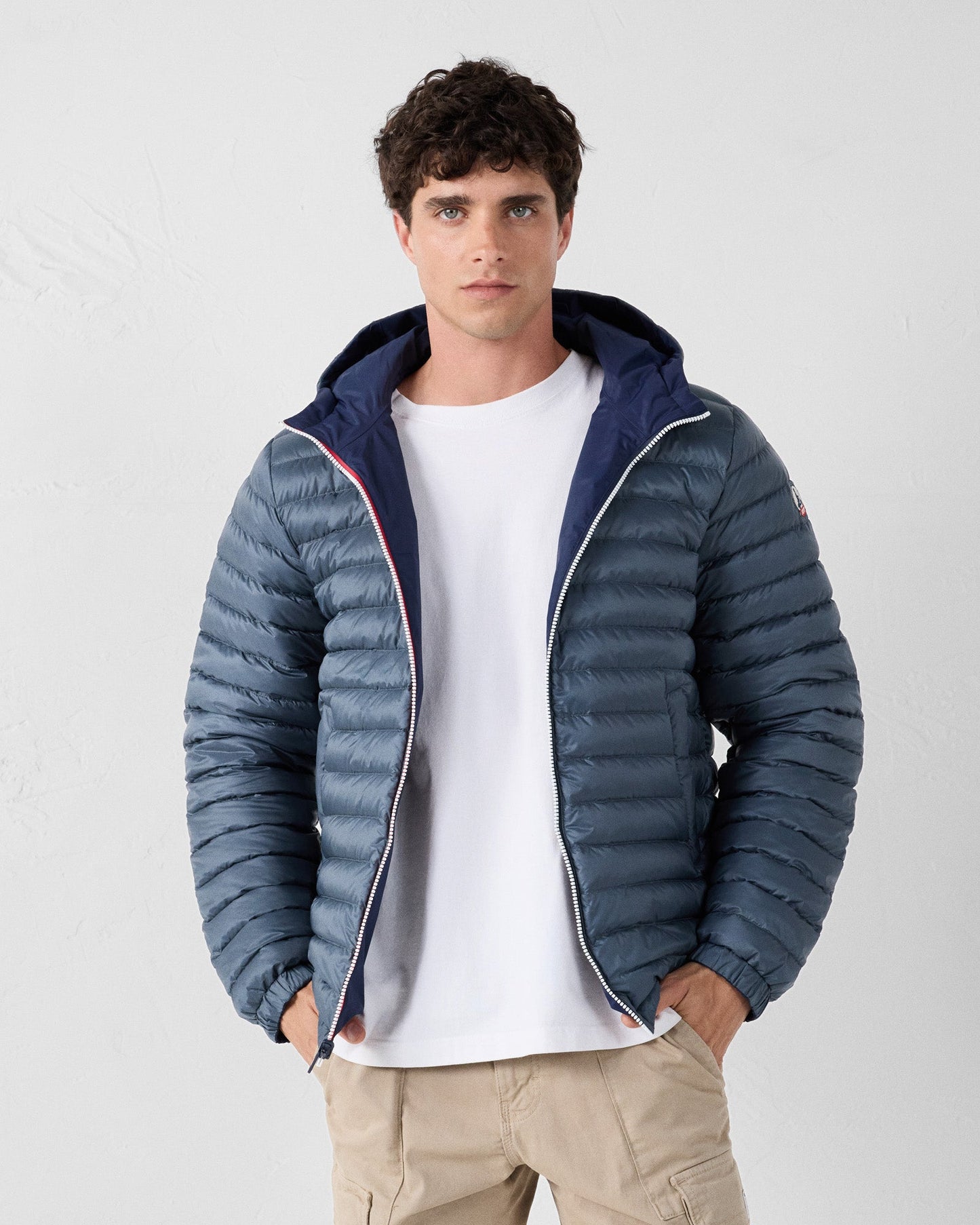 Doudoune réversible Marine/Bluestone Brummen