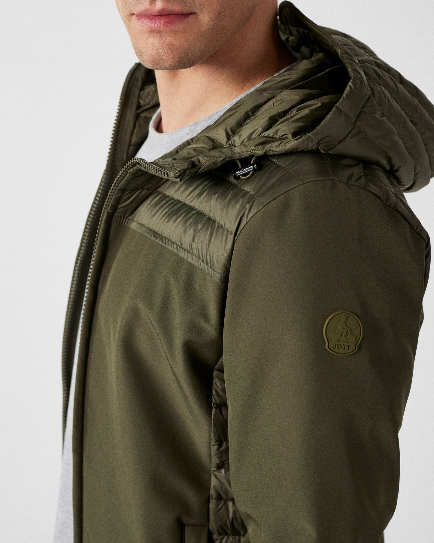 Doudoune bi-matière softshell Army Paco 2.0