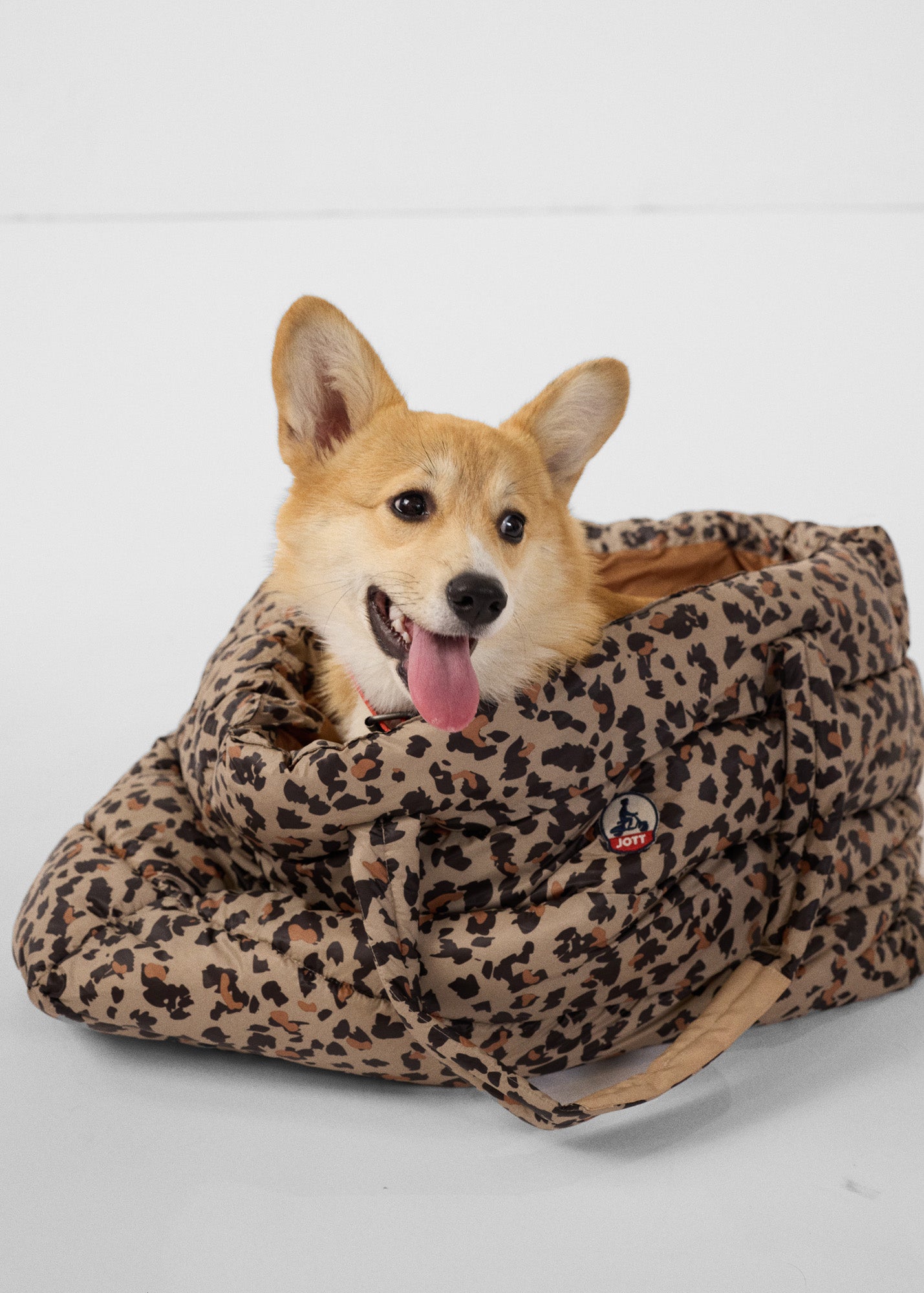 Maxi totebag Leopard beige Leina print