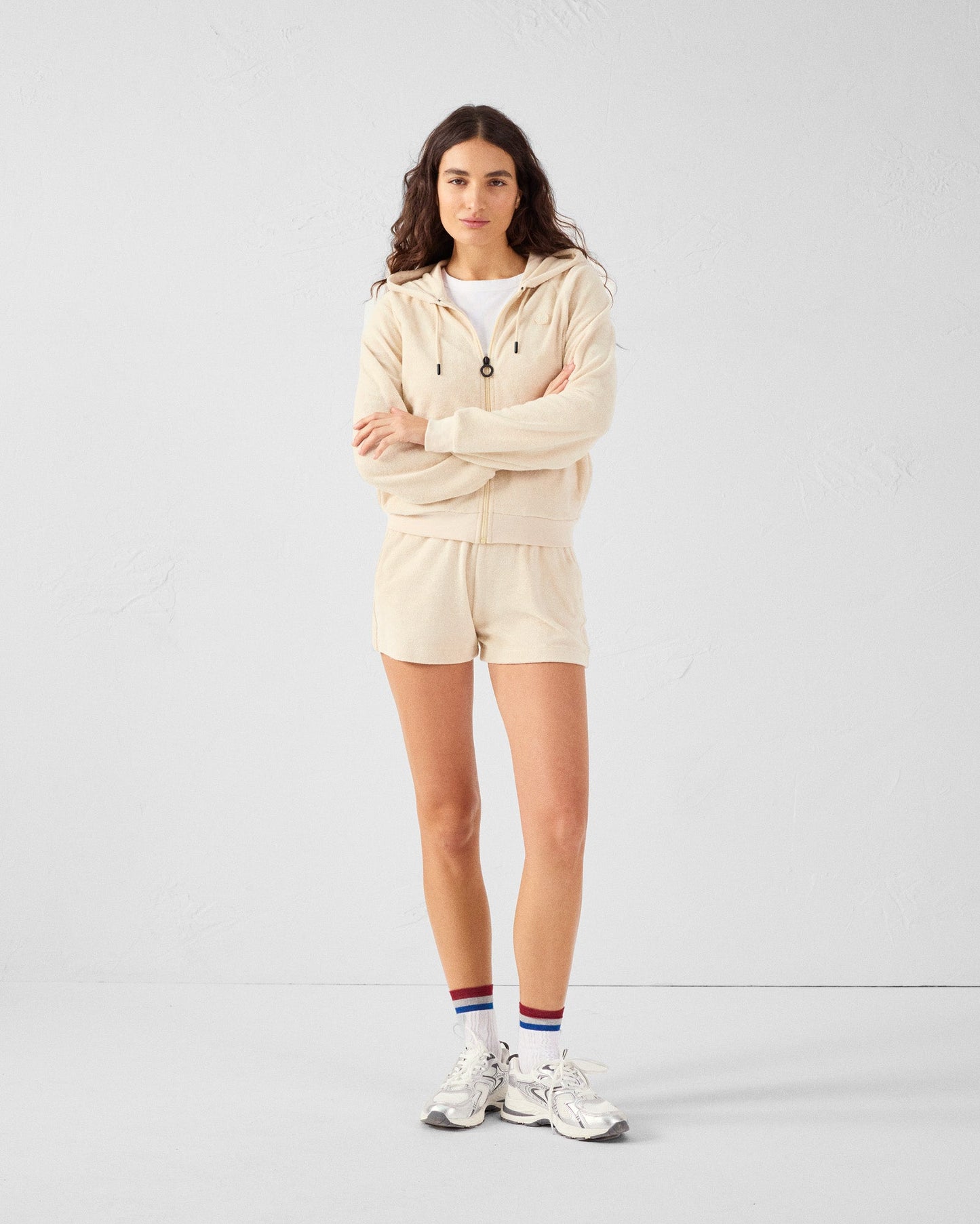 Veste zipée éponge Sable Anemone