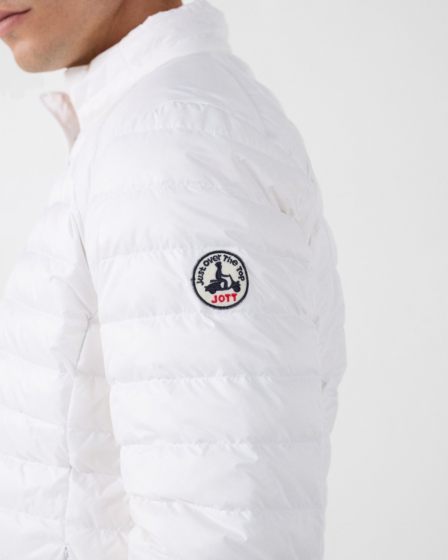 Doudoune légère Blanc Mat