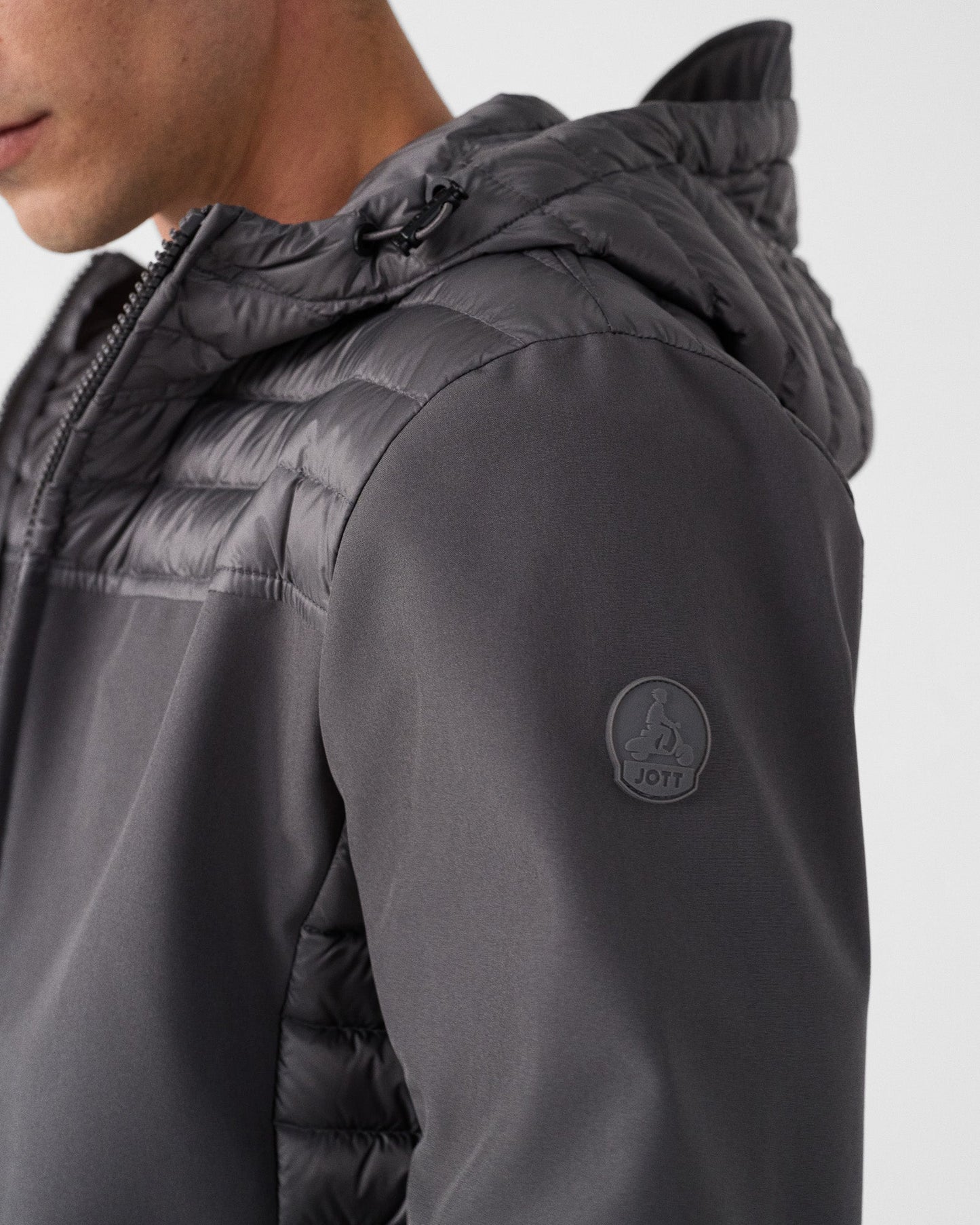 Doudoune bi-matière softshell Anthracite Paco 2.0