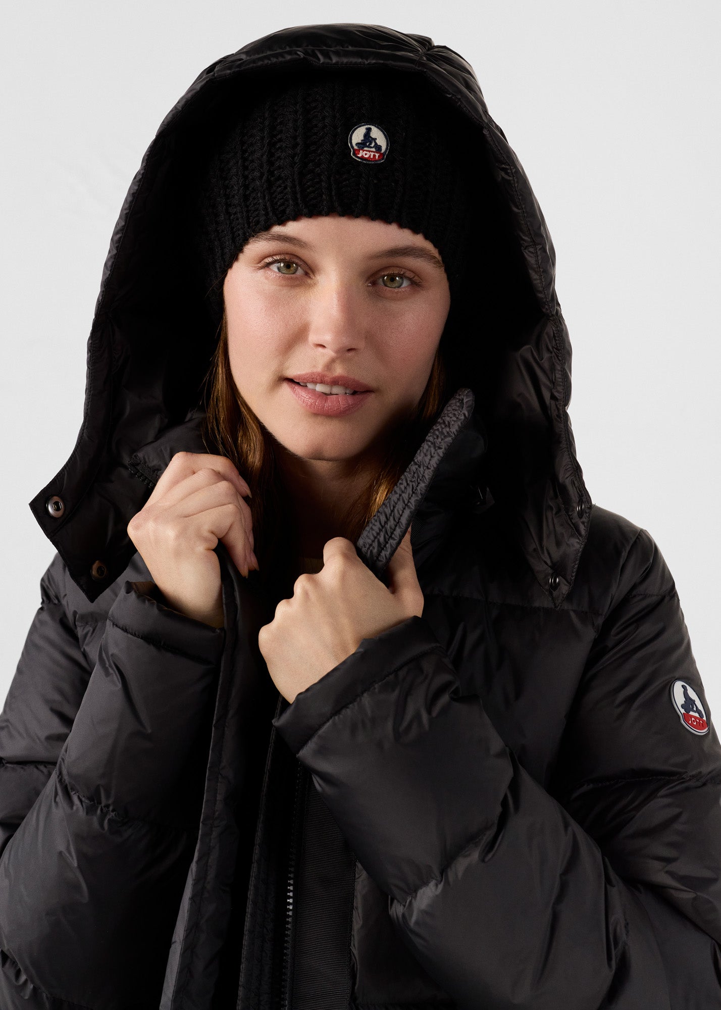 Doudoune longue à capuche Grand Froid Noir Karachi