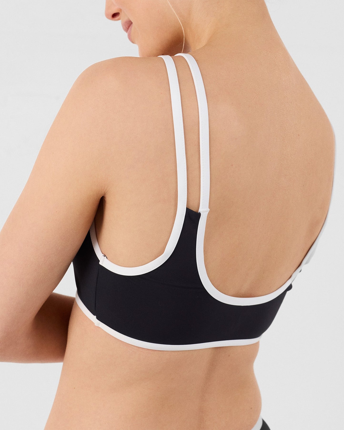 Haut de maillot de bain brassière Noir Maeva top