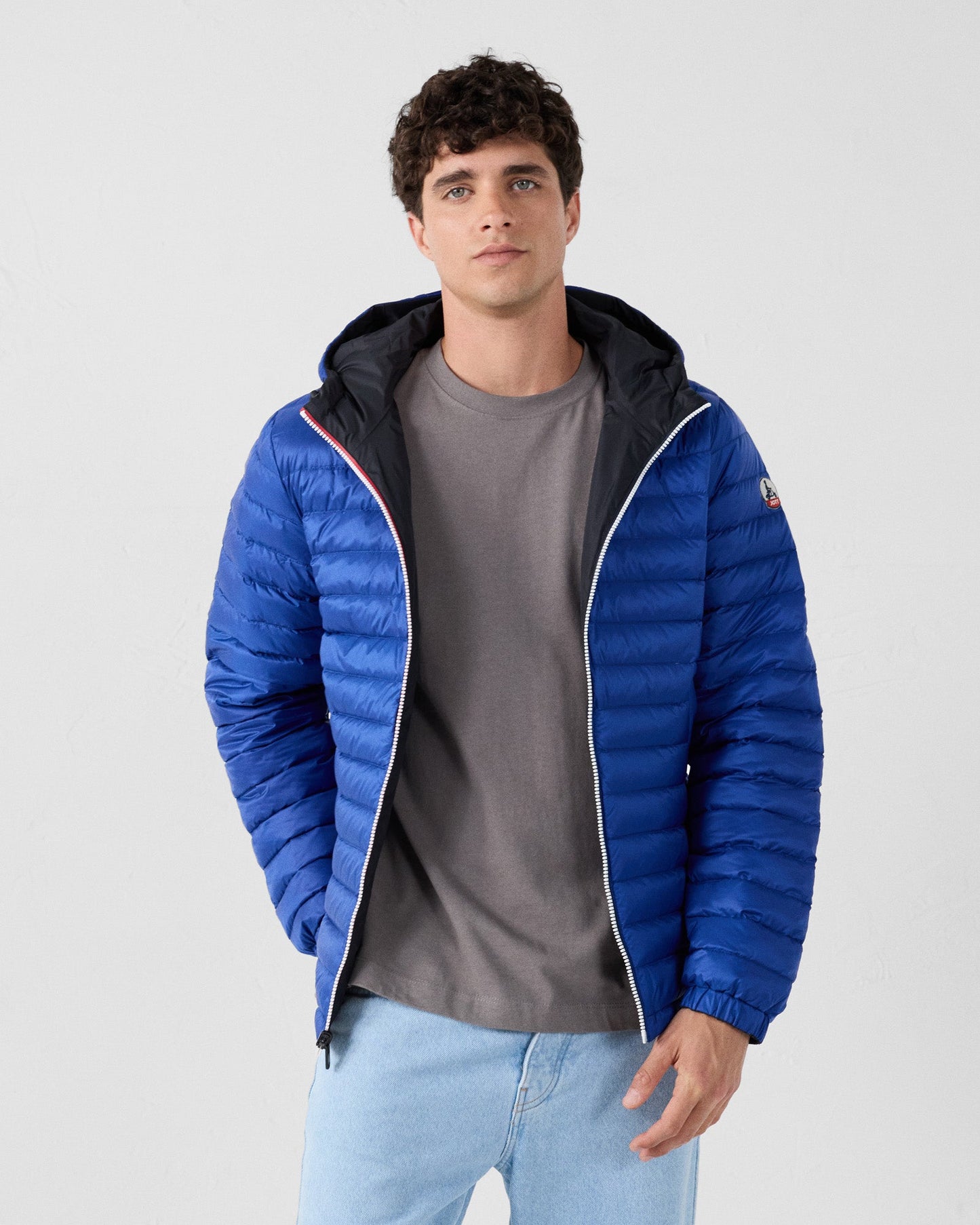 Doudoune réversible Noir/bleu cobalt Brummen