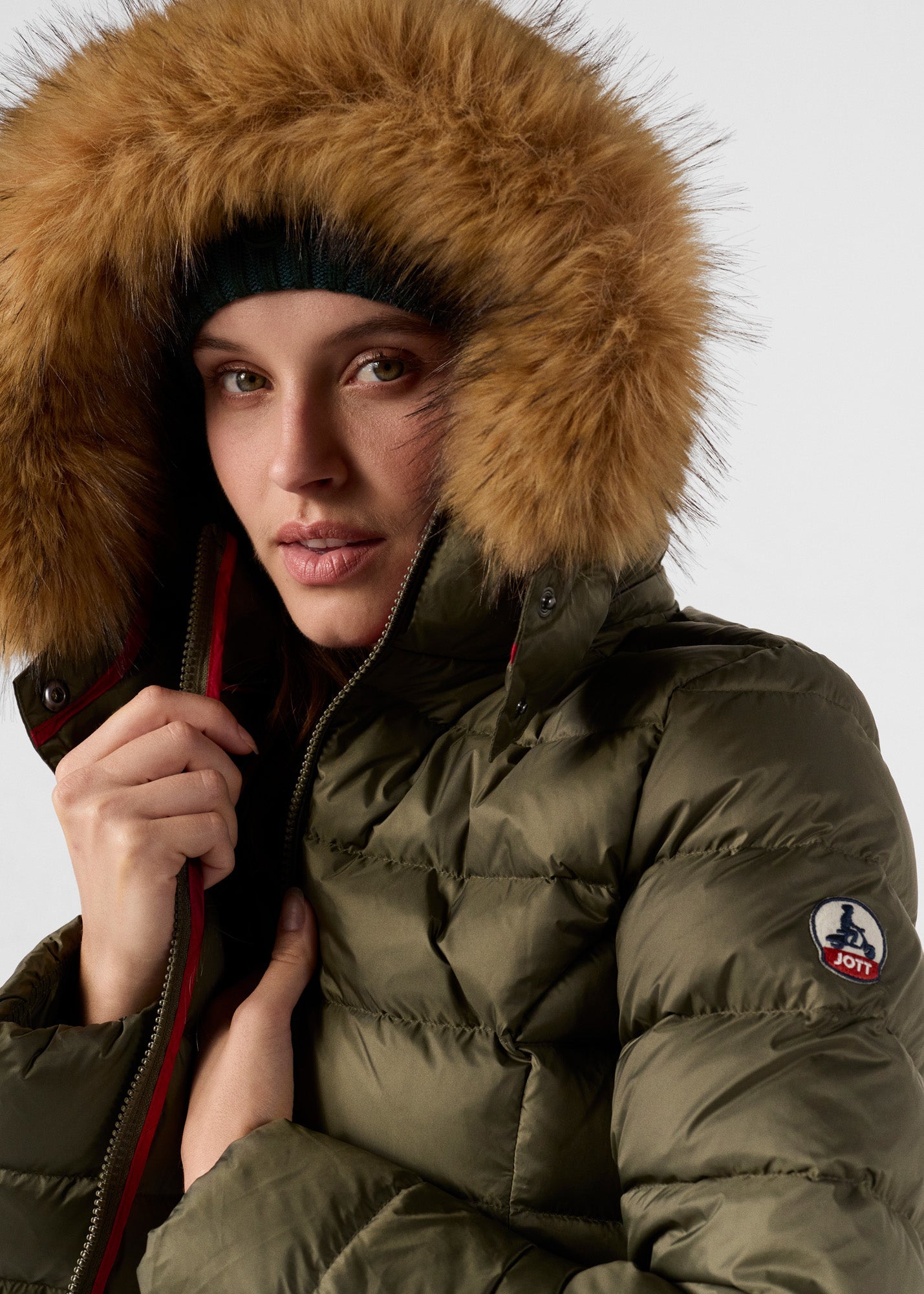 Doudoune à capuche Grand Froid Army Luxe