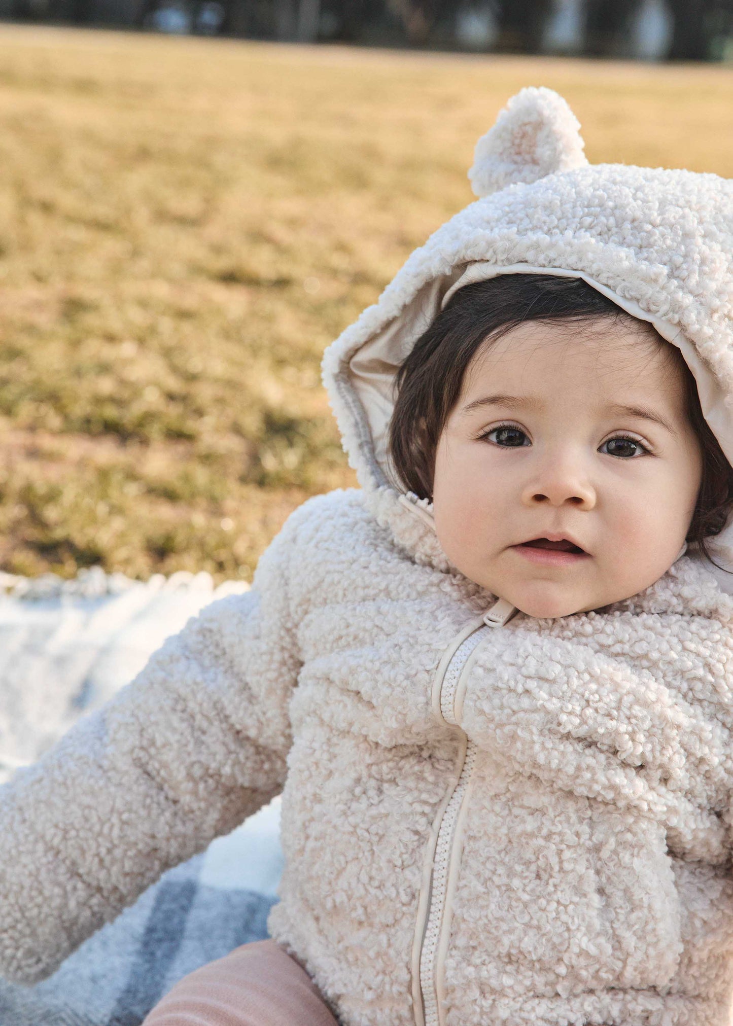 Veste bébé sherpa Naturel Titou