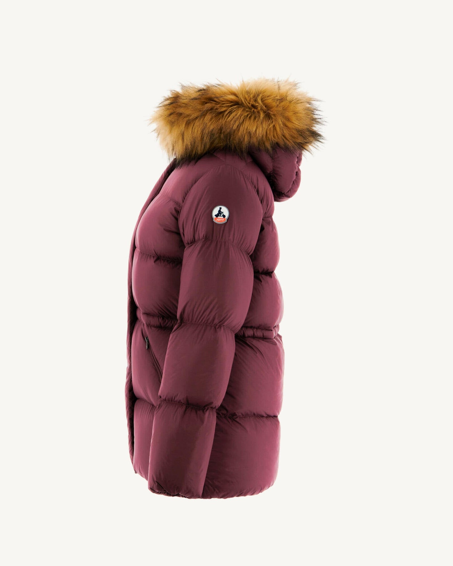 Doudoune à capuche Grand Froid Aubergine Luxe 2.0
