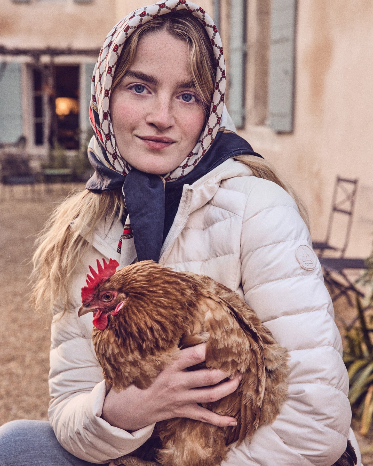 Doudoune à capuche stretch légère Argile Salma