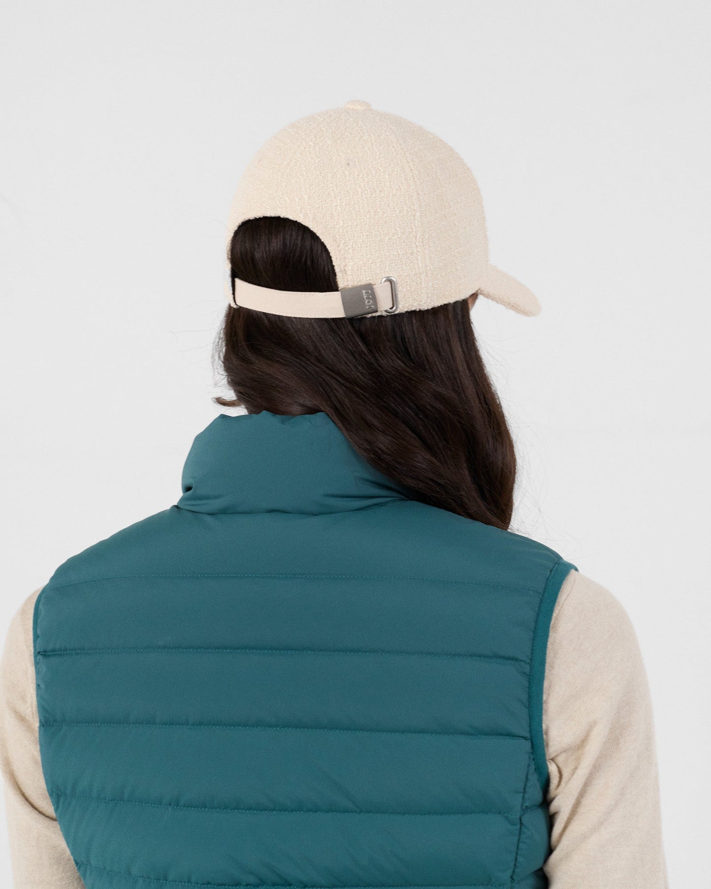 Casquette en tweed Naturel Fox