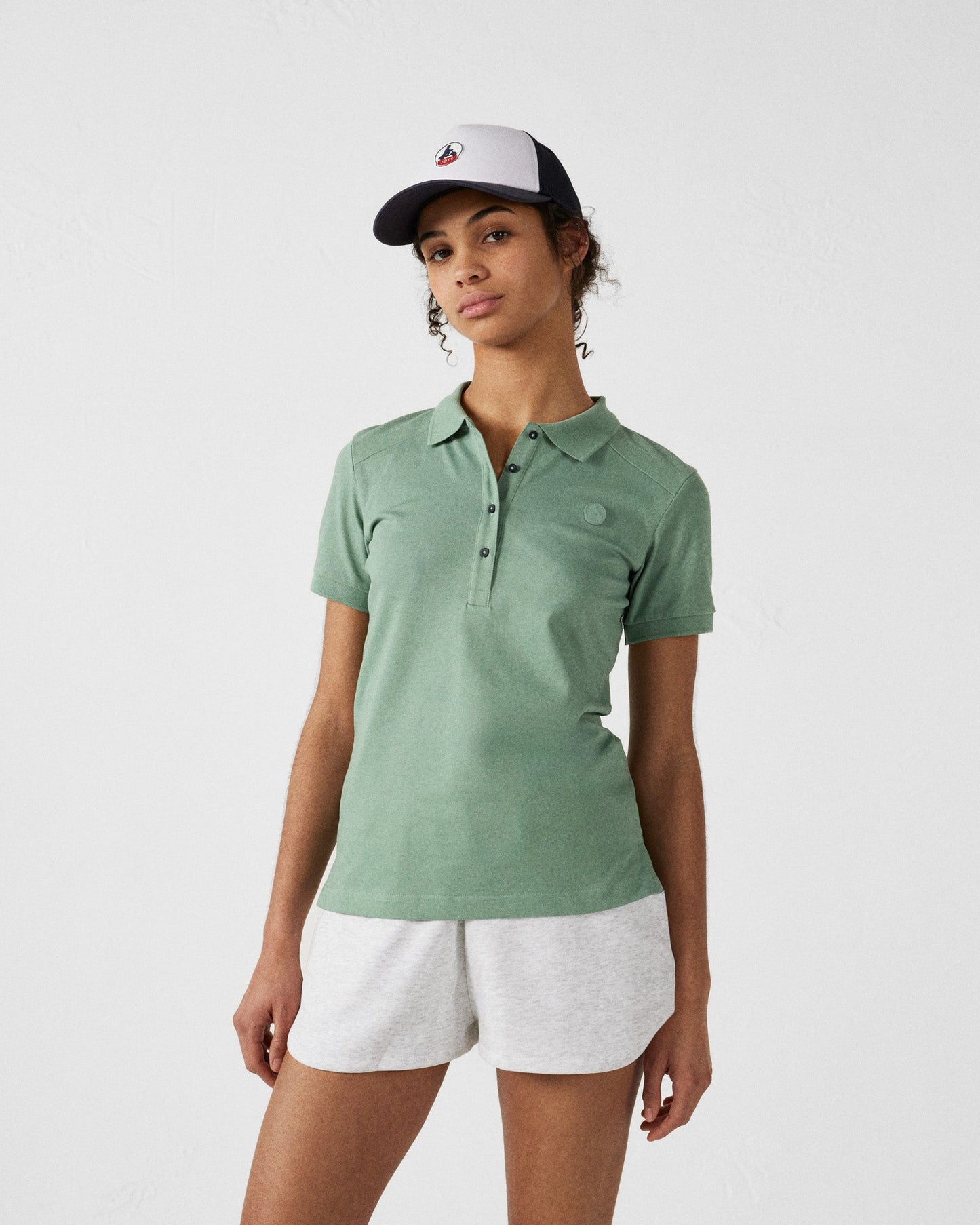 Polo femme Vert minéral May