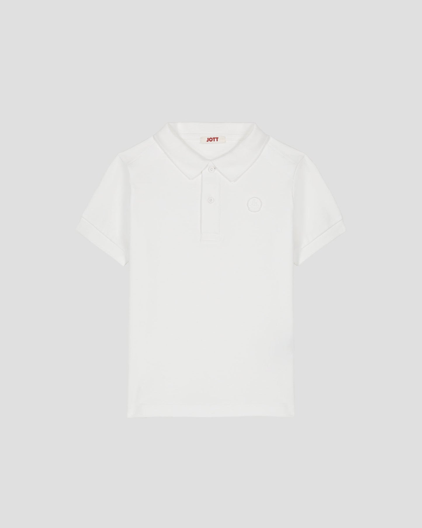 Polo enfant en coton Blanc Ciro