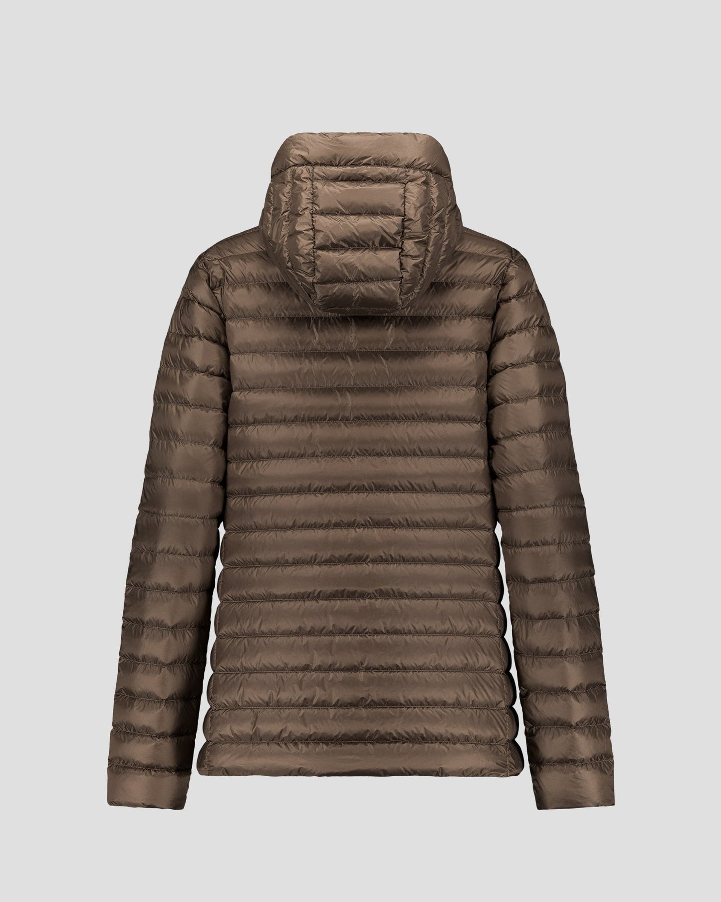 Doudoune mi-longue Taupe Claudie