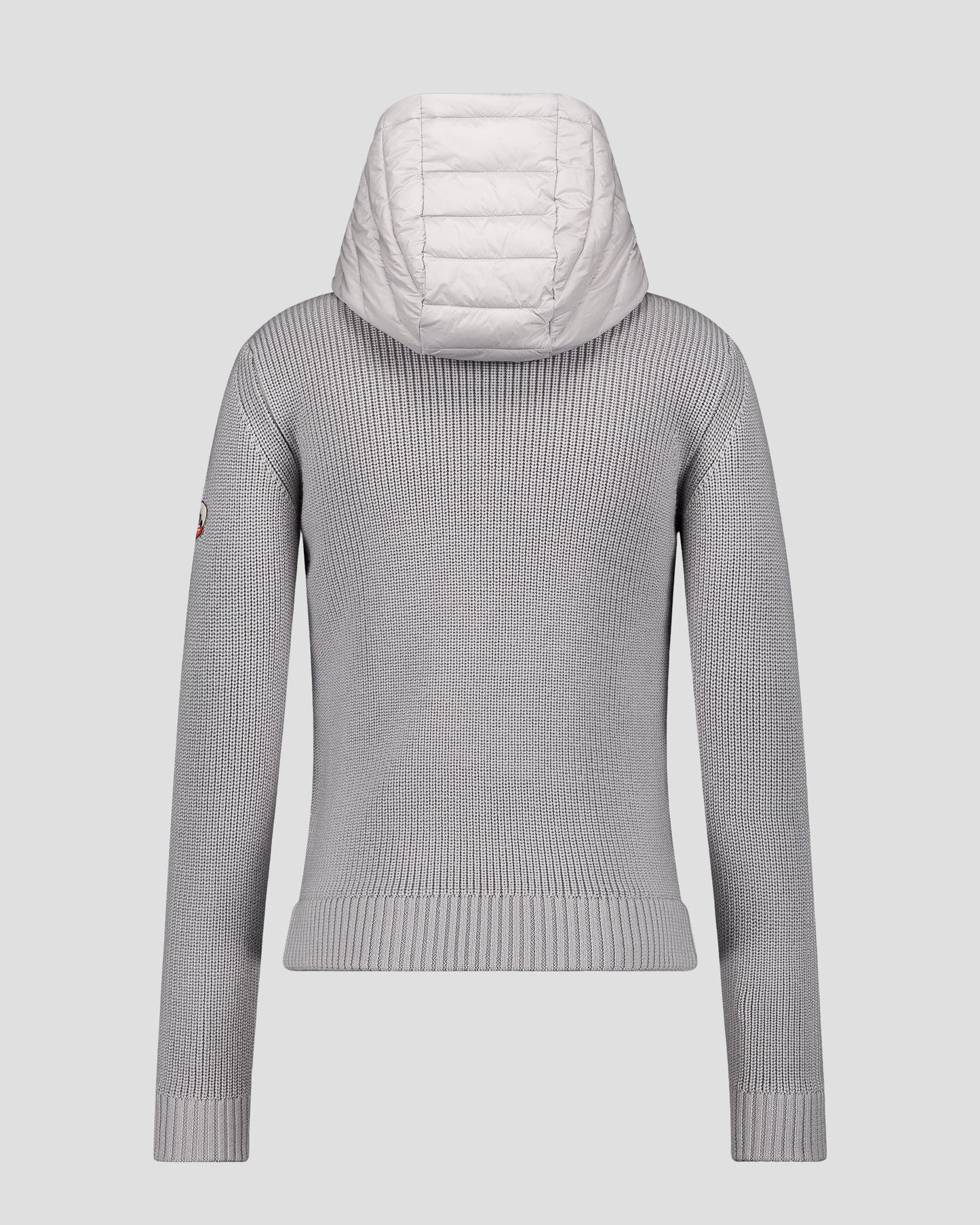 Doudoune bi-matière Gris glace Jumping