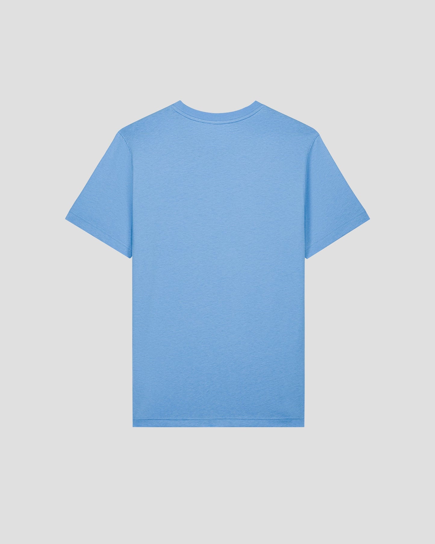 T-Shirt à col rond Bleu cristal Petro