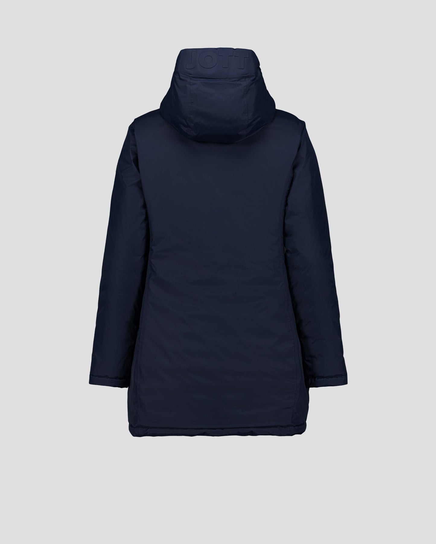 Doudoune longue réversible Marine/rose pétale Verone