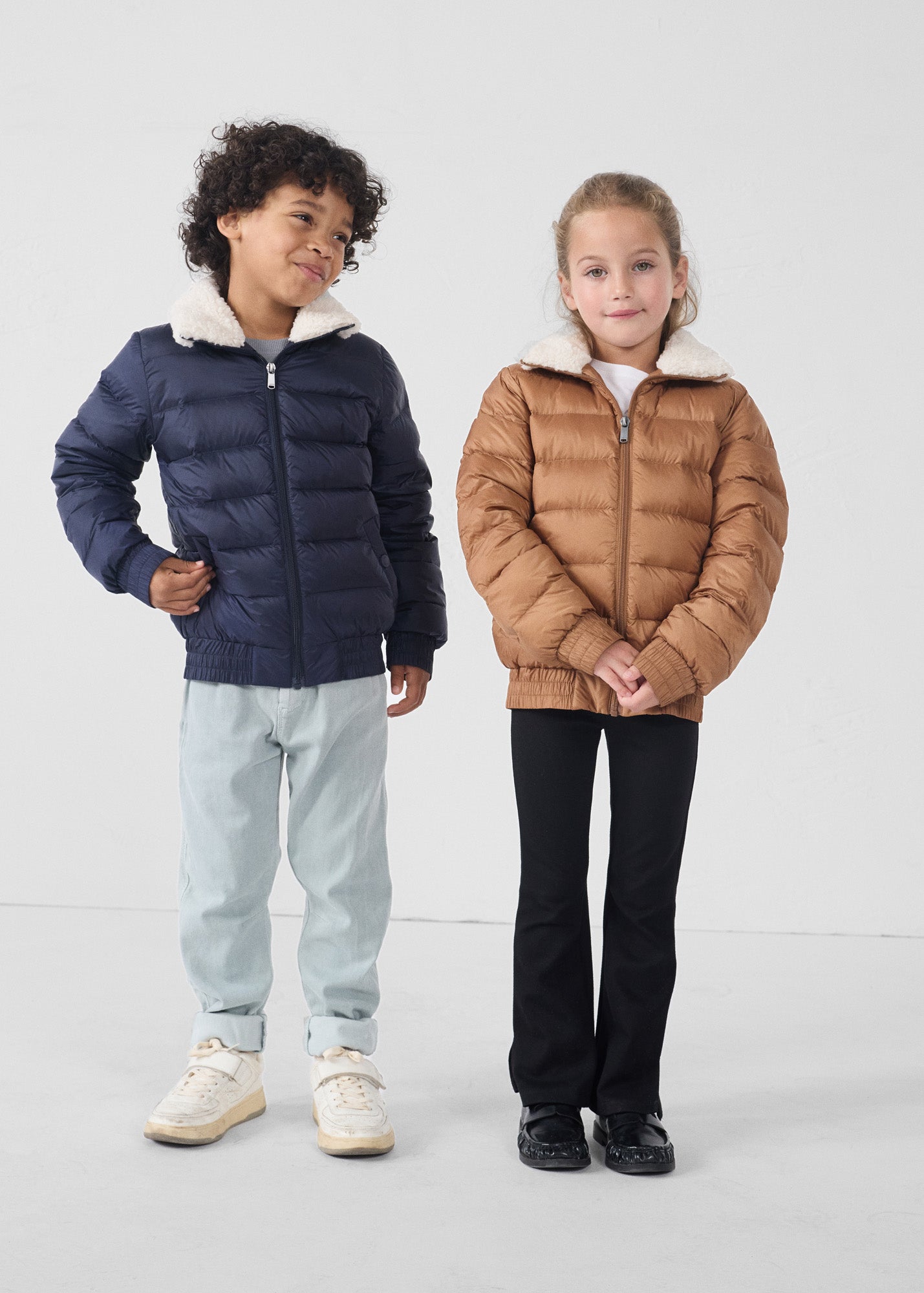 Doudoune enfant aviateur Marine Bass