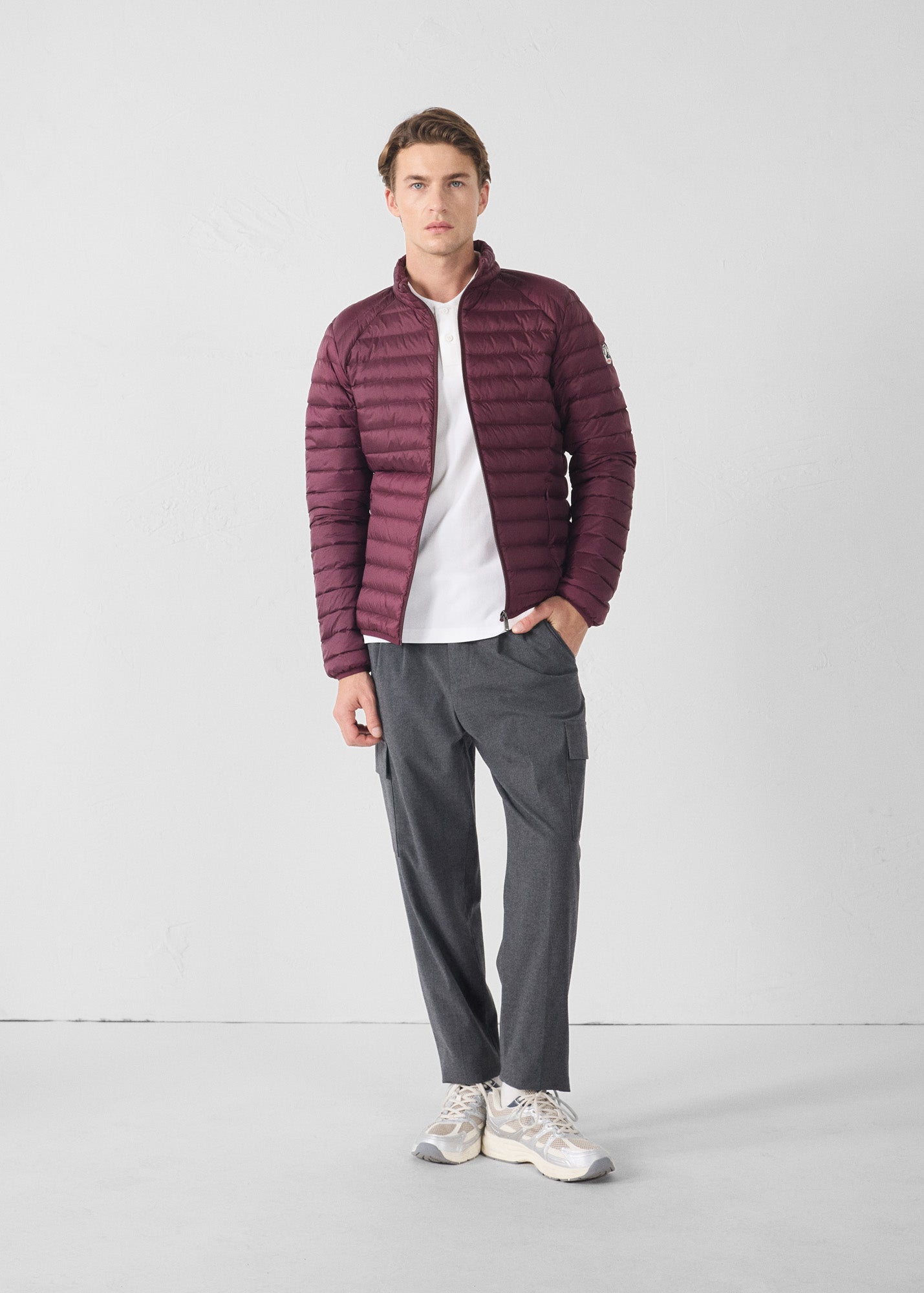 Doudoune légère Cerise noire Mat