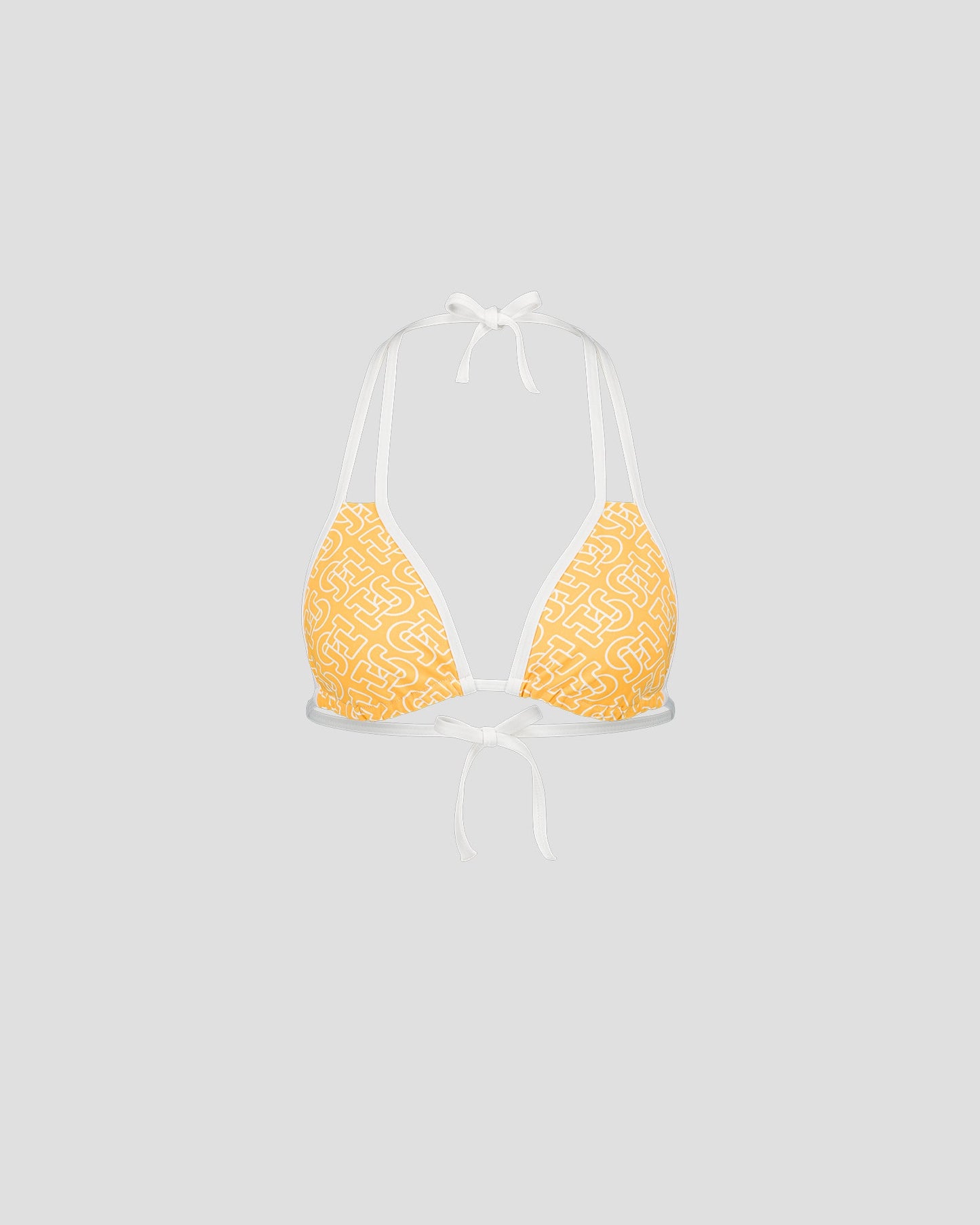 Haut de maillot de bain triangle Mono tournesol Maddie monogram top