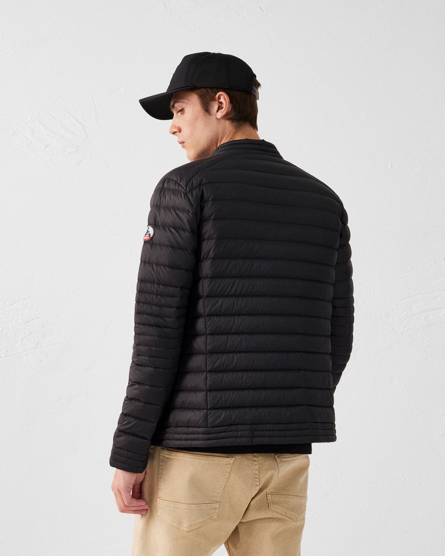 Doudoune coupe motard Noir Alek