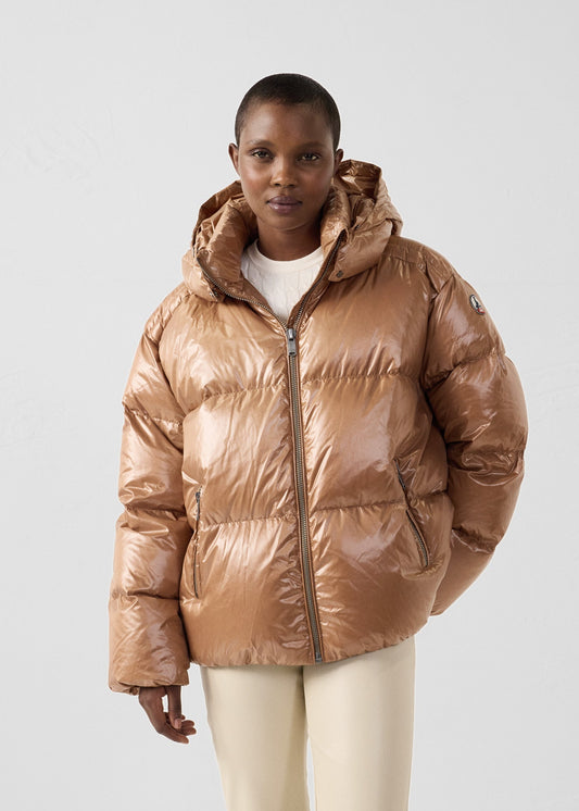 Doudoune Grand Froid puffer Sucre roux Quinn shiny