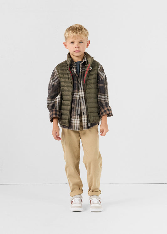 Doudoune sans manches enfant Army Zoe