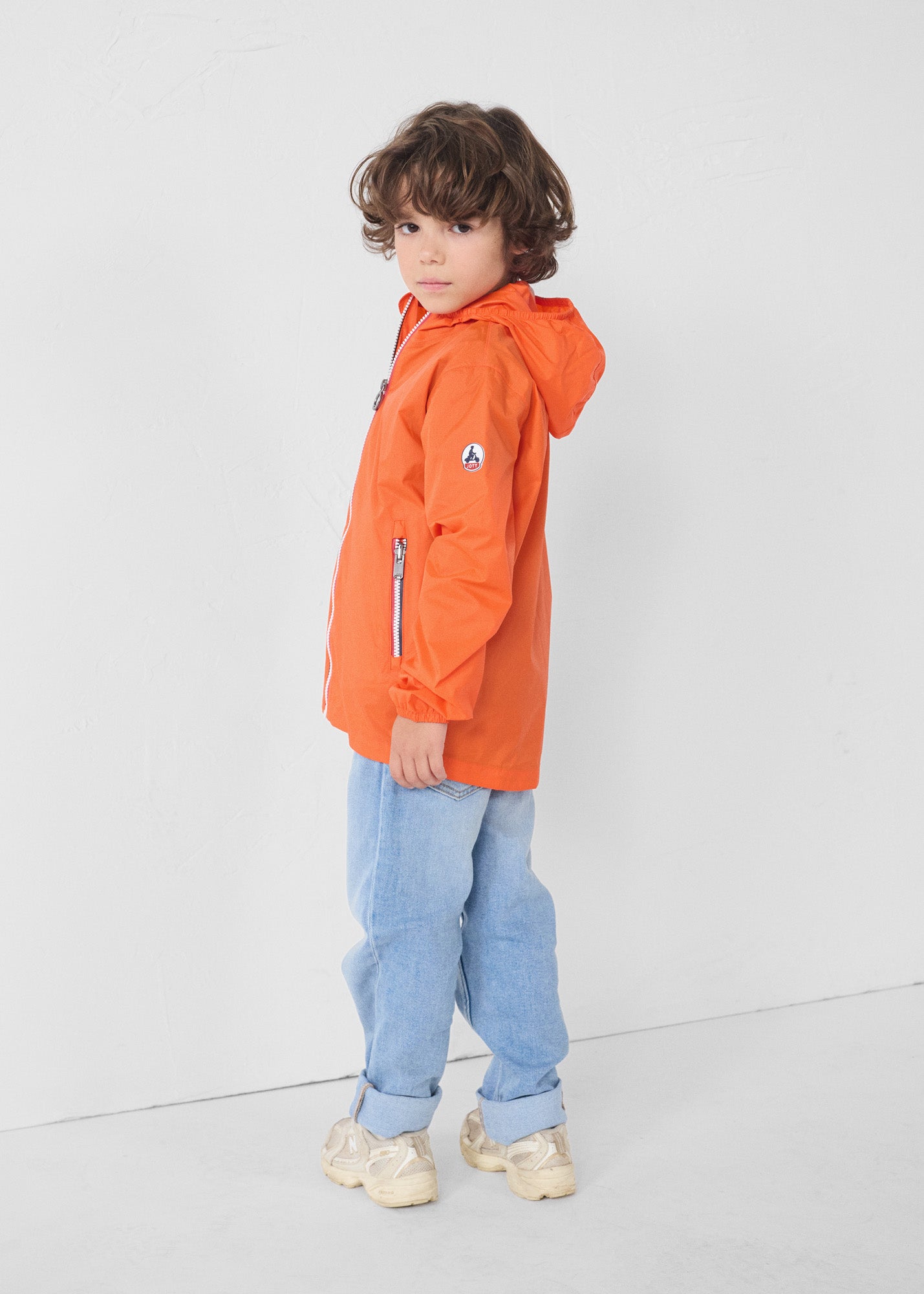 Imperméable enfant paquetable Rouge feu Corrie