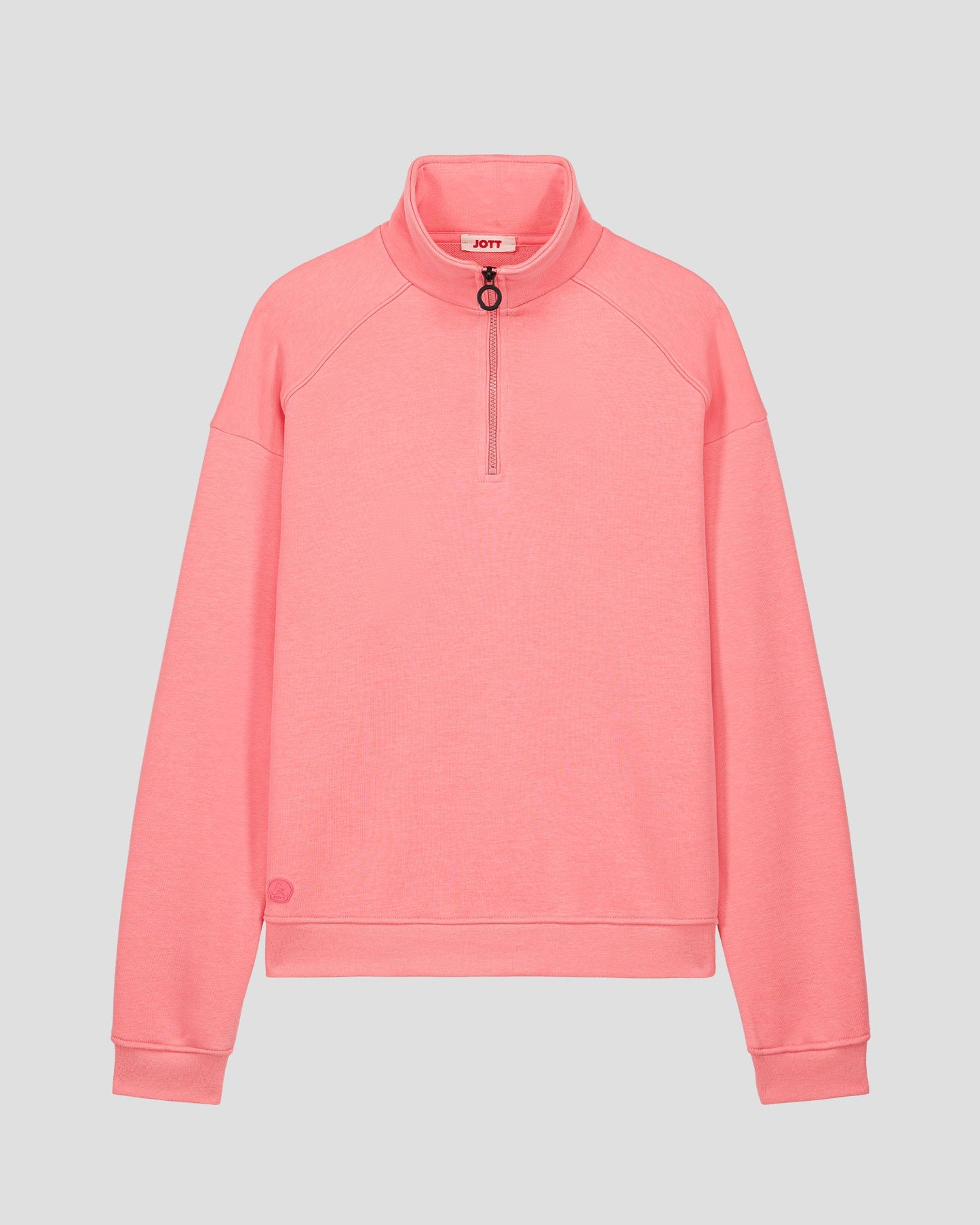 Sweatshirt demi-zippé Vibrant pink Line