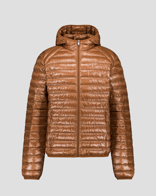 Doudoune légère à capuche Sucre roux Nico shiny