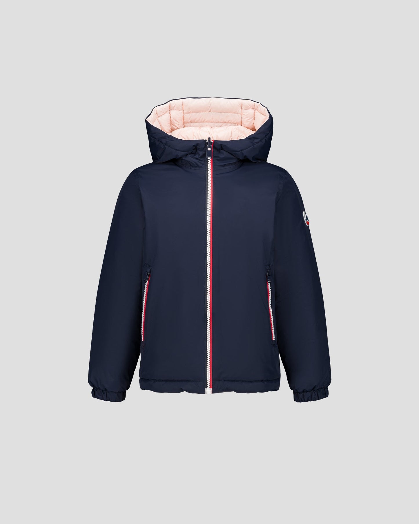 Doudoune enfant réversible Marine/rose pétale Sauda