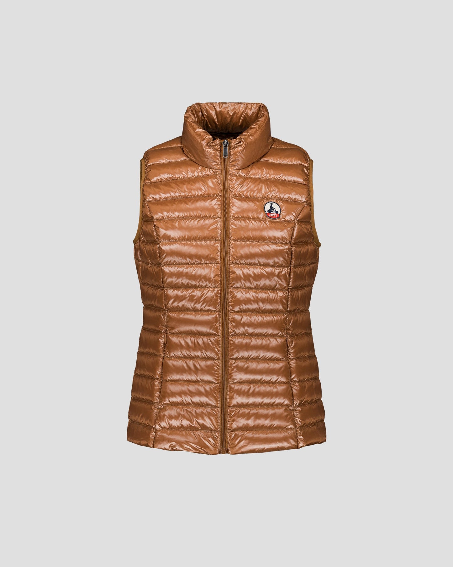 Doudoune légère sans manches Sucre roux Seda shiny