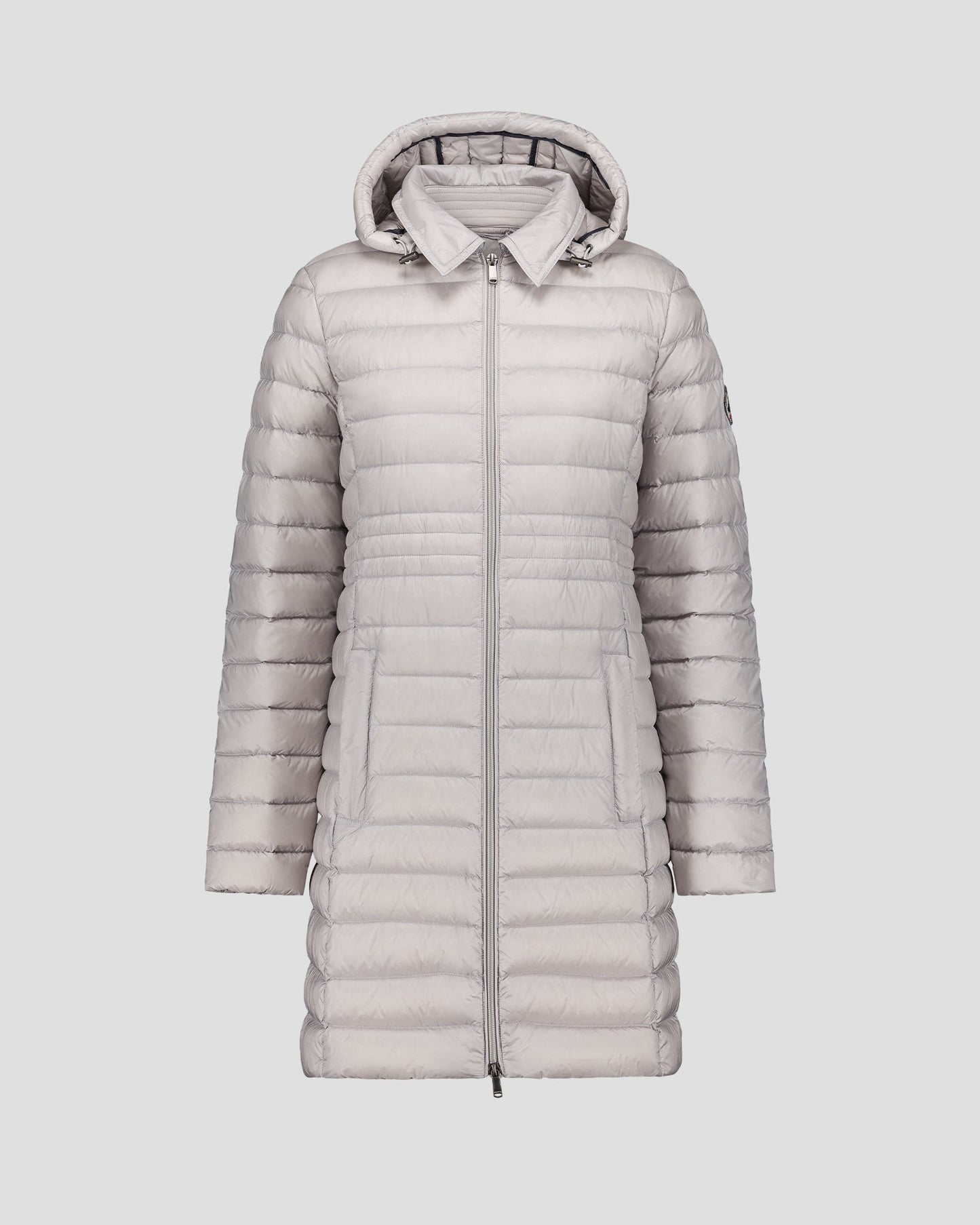 Doudoune longue à capuche Gris glace Vero 2.0