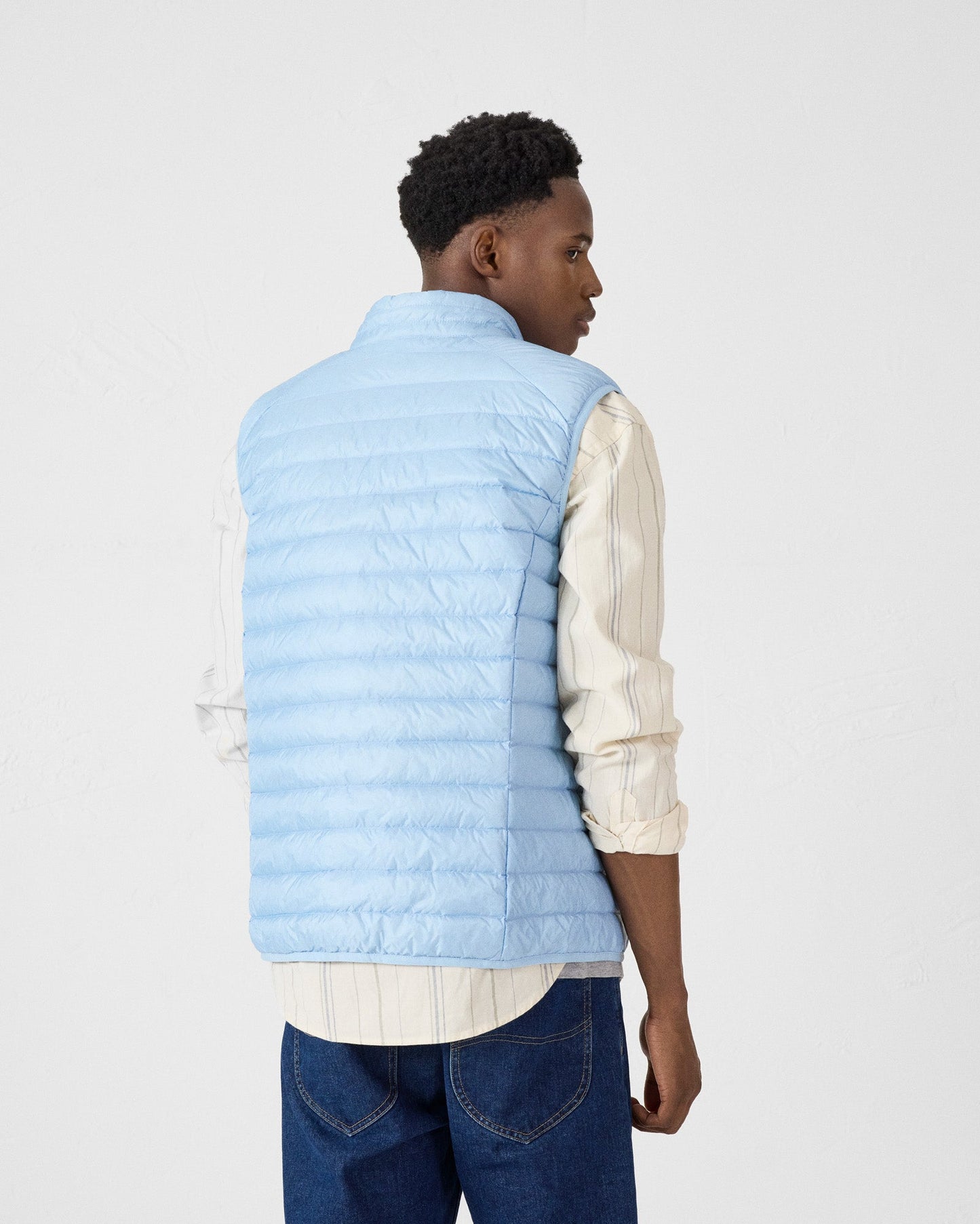 Doudoune sans manches Bleu céleste Tom