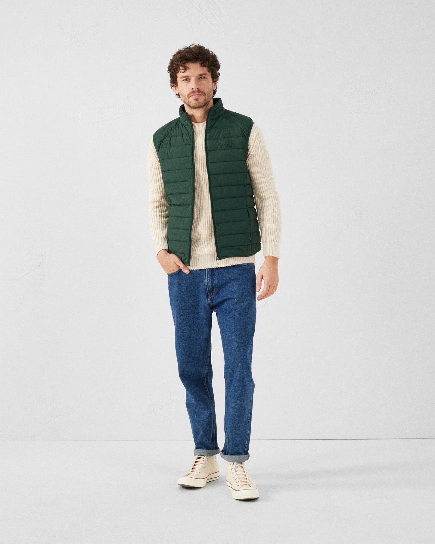 Doudoune sans manches stretch Forêt Arafo