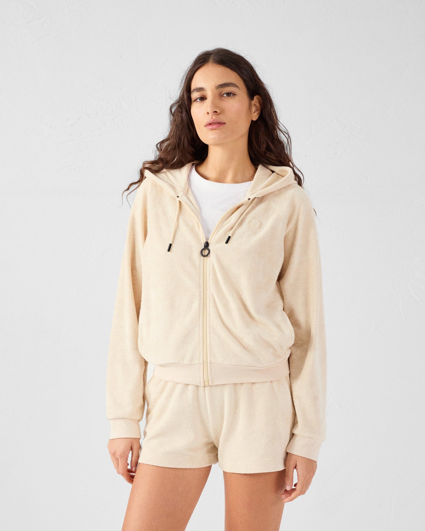 Veste zipée éponge Sable Anemone