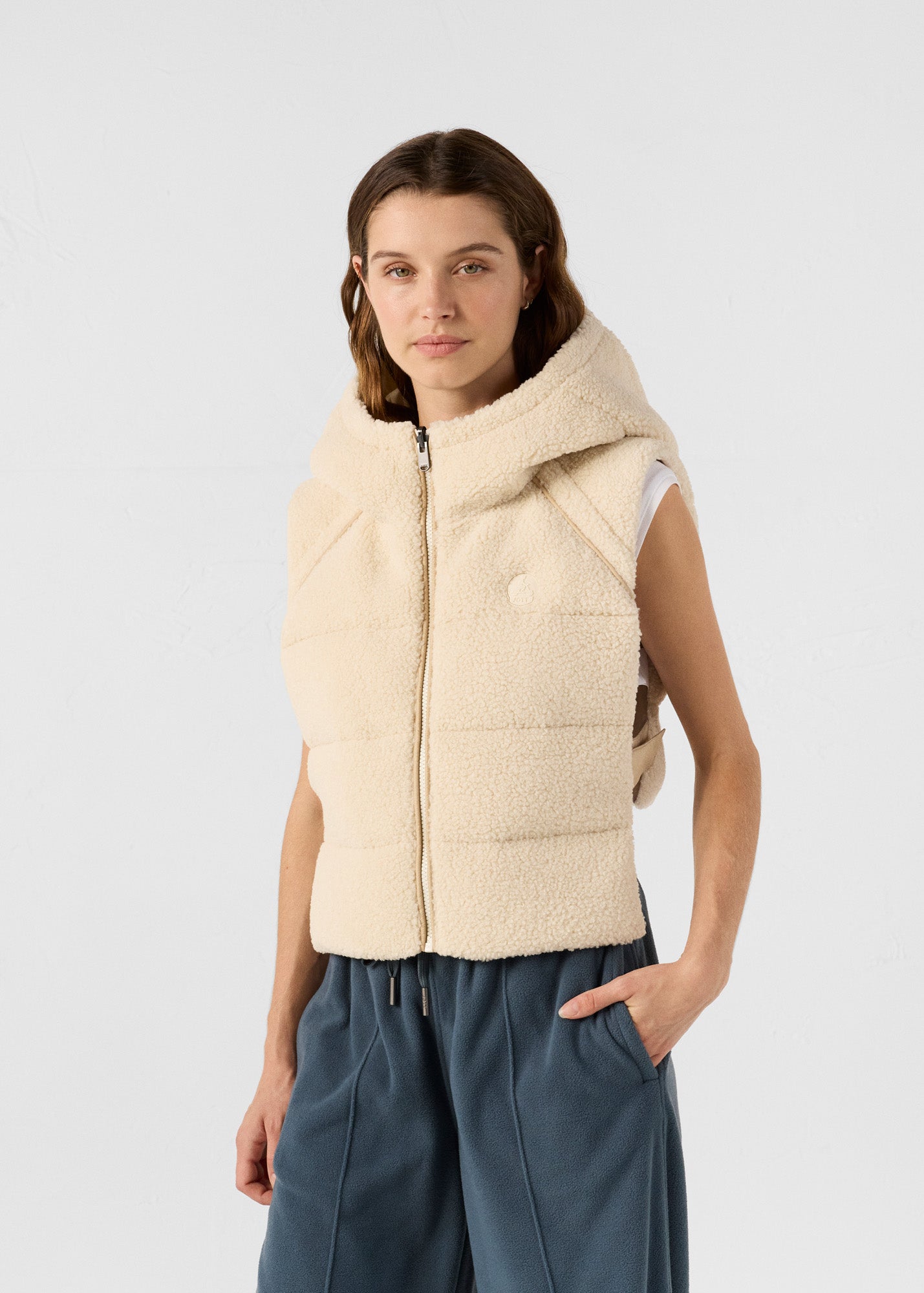 Capuche sherpa Naturel Alae sherpa