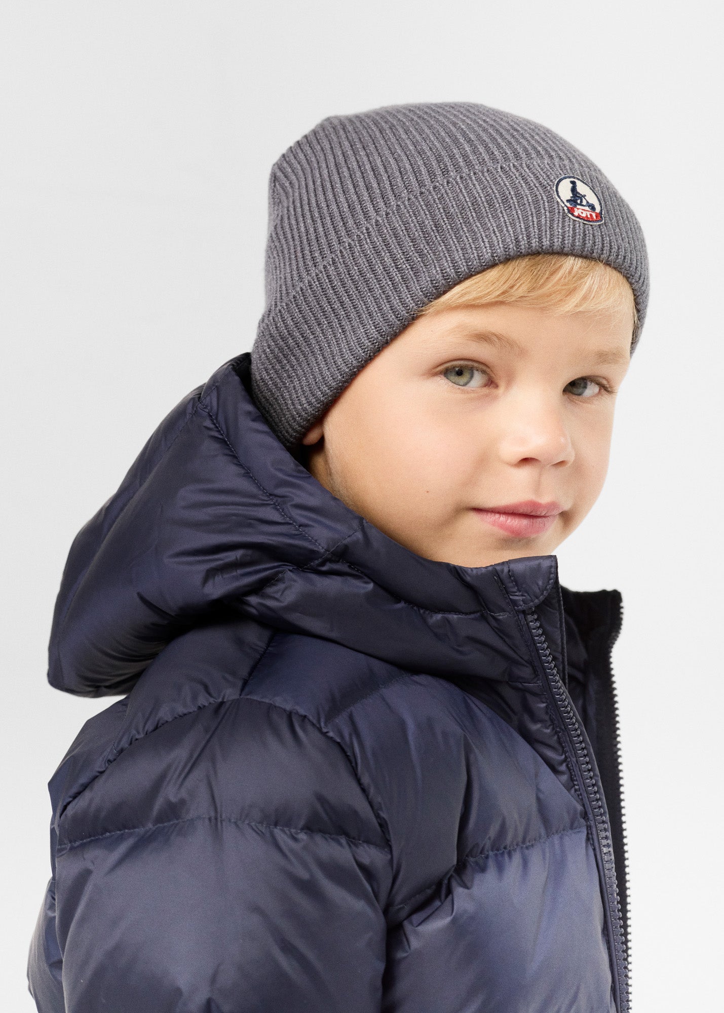 Bonnet enfant Gris chiné foncé Noah 2.0