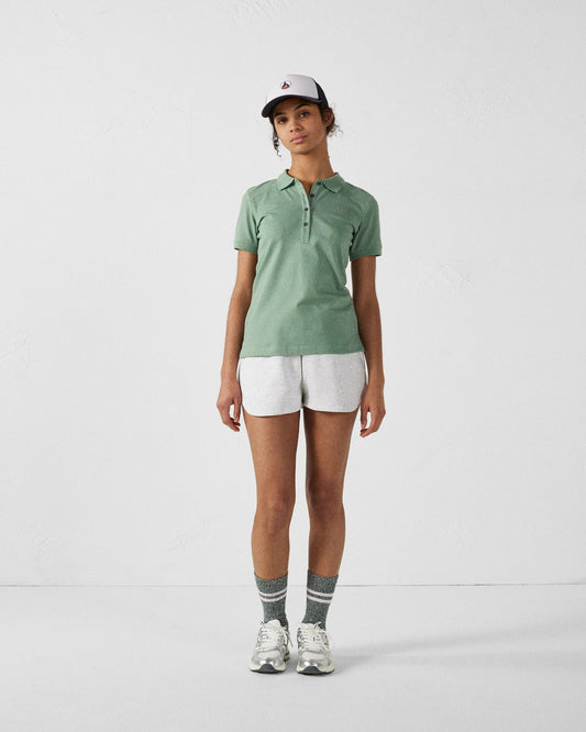 Polo femme Vert minéral May