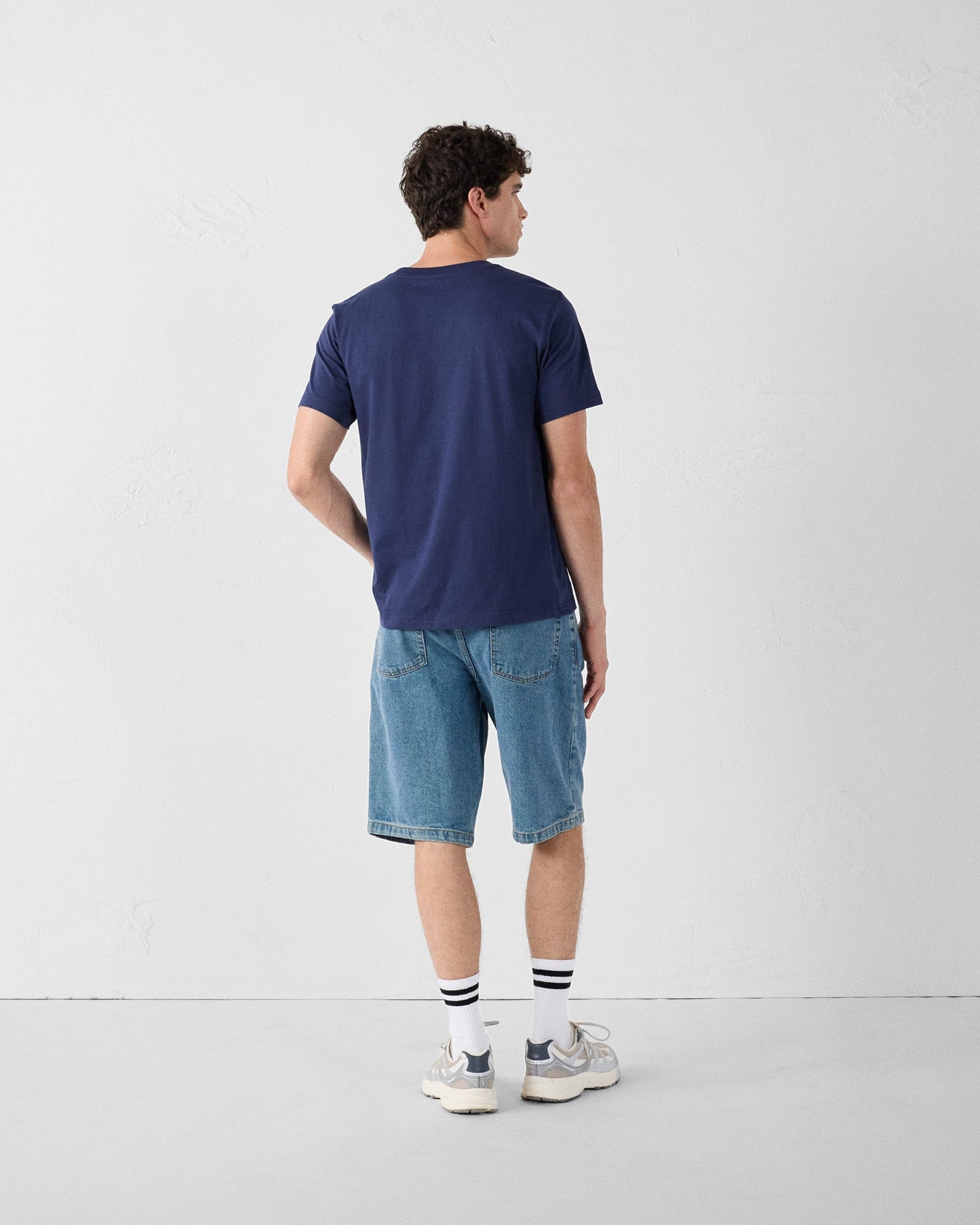 T-Shirt à col rond Marine Petro