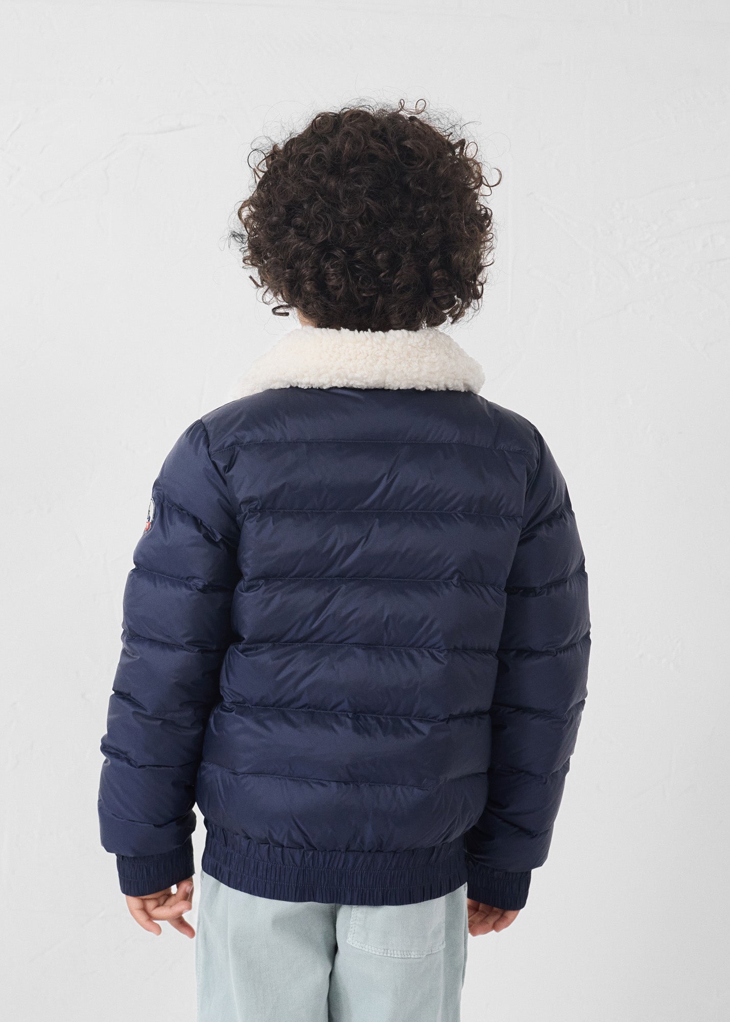 Doudoune enfant aviateur Marine Bass