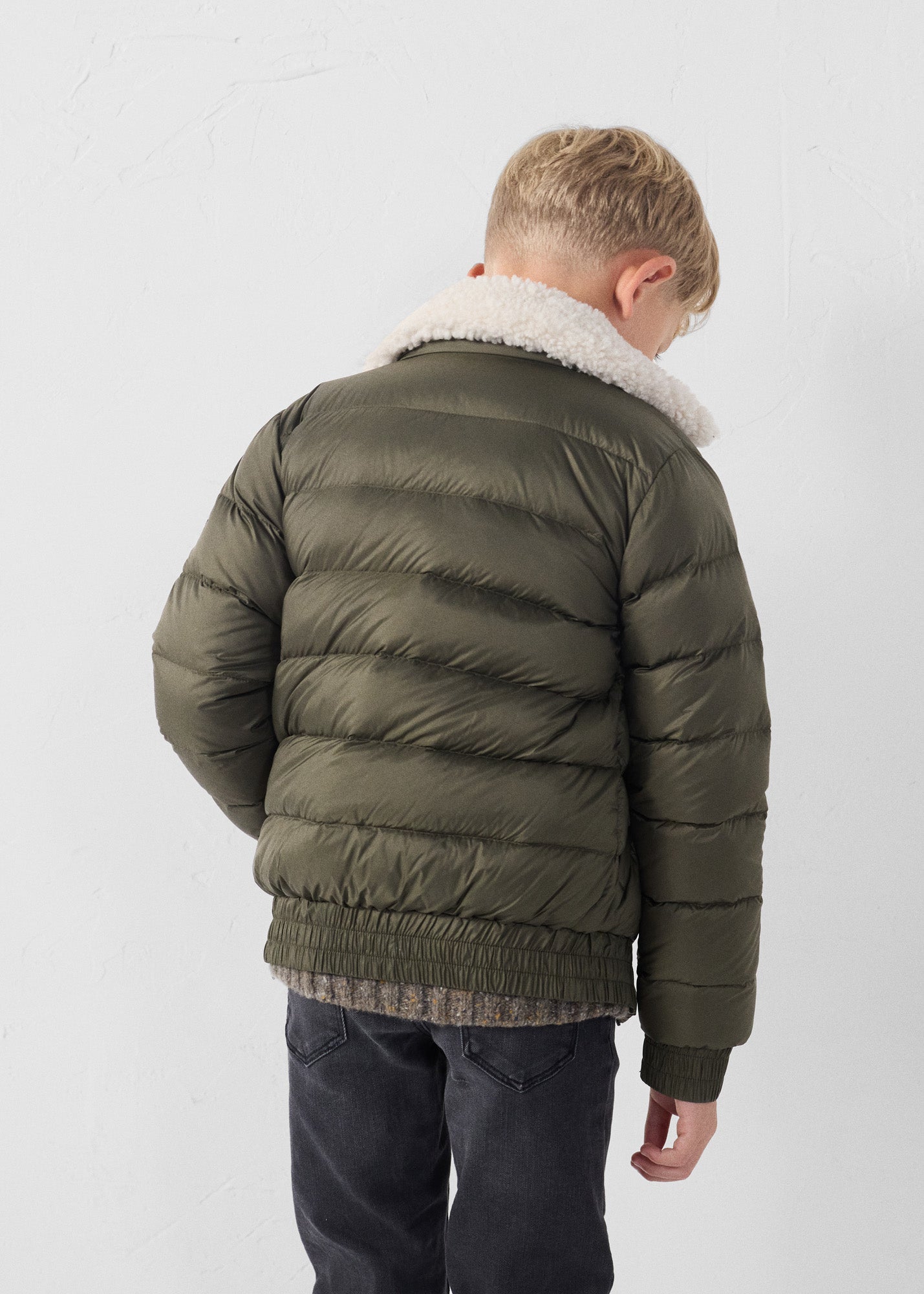Doudoune enfant aviateur Army Bass