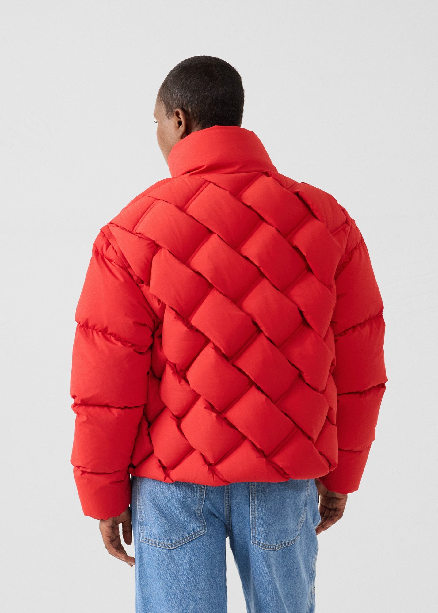 Doudoune Grand Froid puffer Rouge carmin Quinn shiny