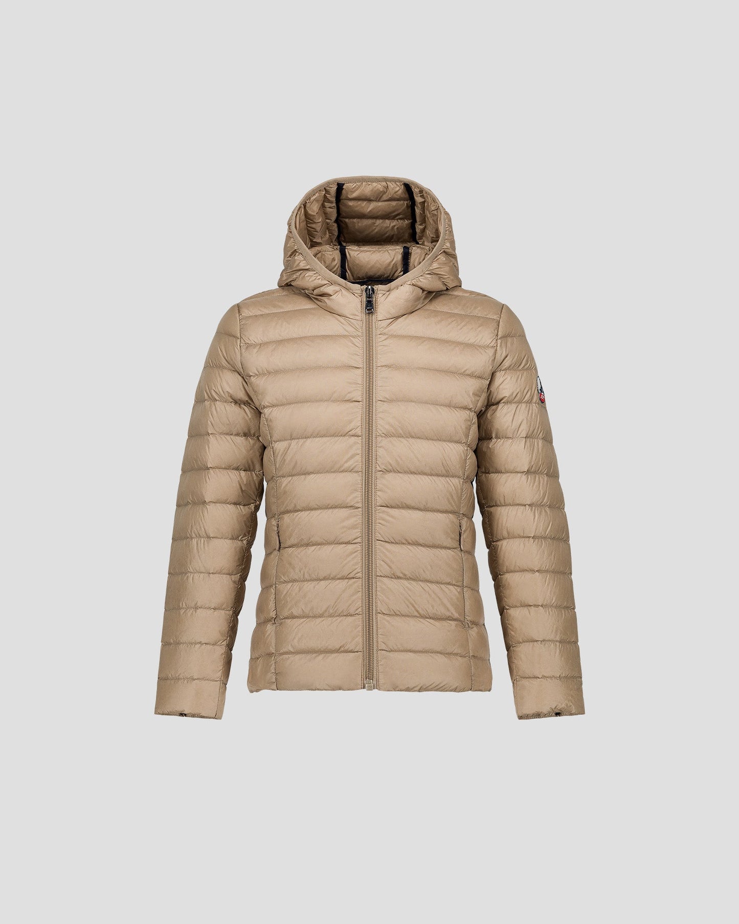 Doudoune légère à capuche enfant Beige Carla