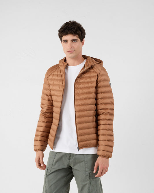 Doudoune légère à capuche Sucre roux Nico