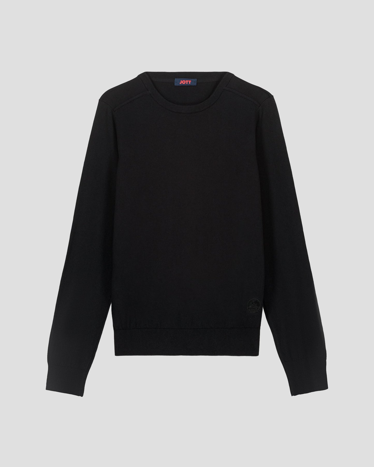 Pull en maille col rond Noir Heloise