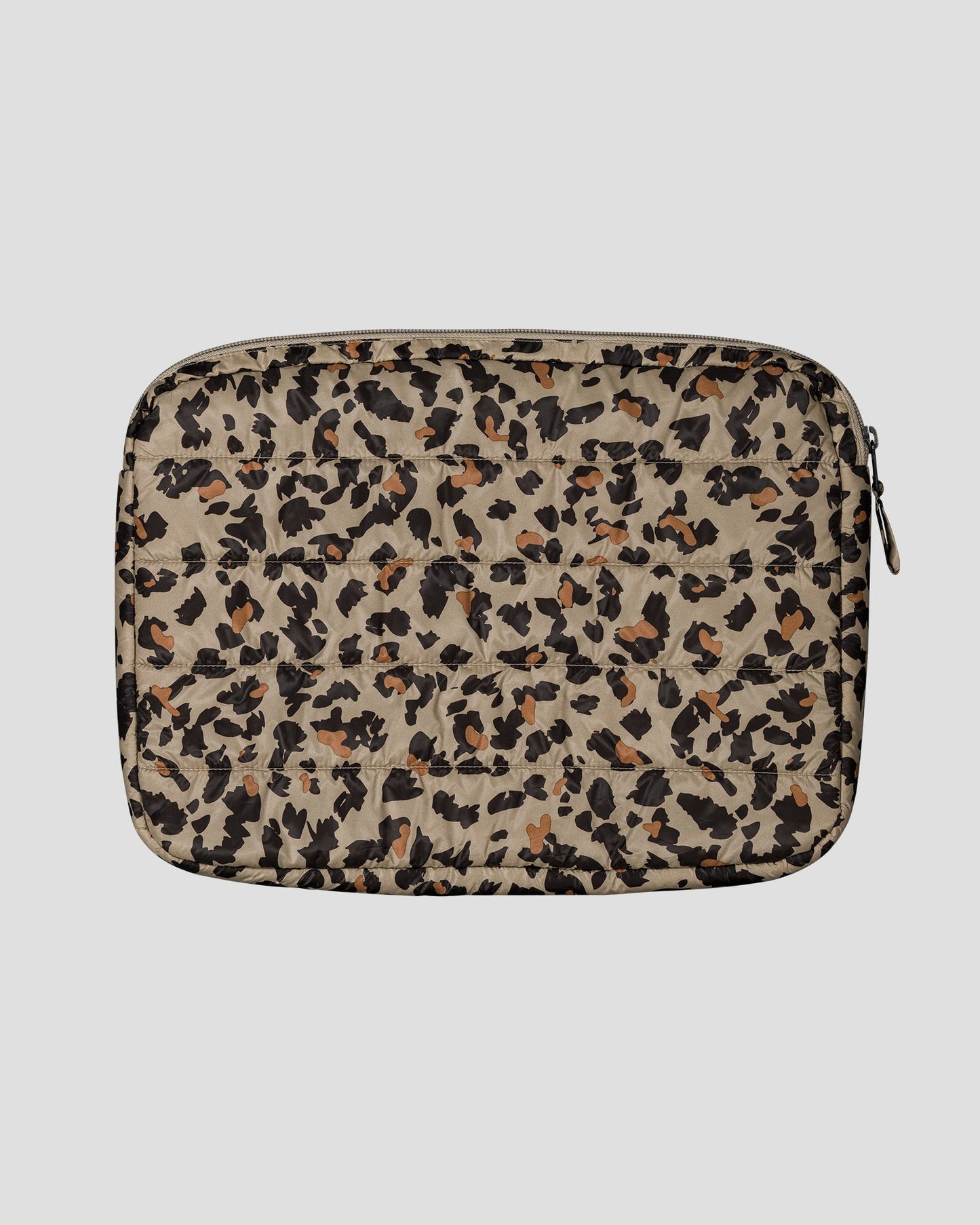 Housse d'ordinateur Leopard beige Hateya print