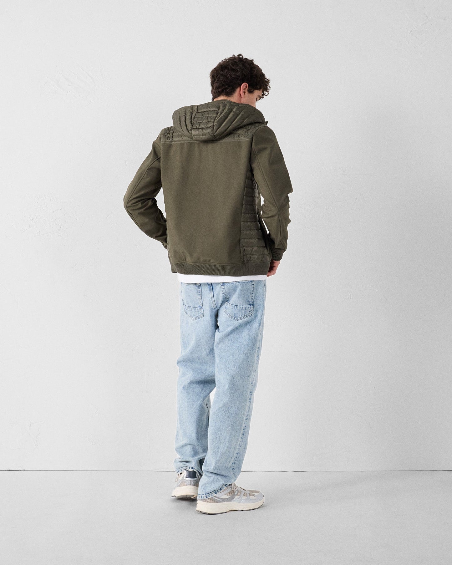 Doudoune bi-matière softshell Army Paco 2.0