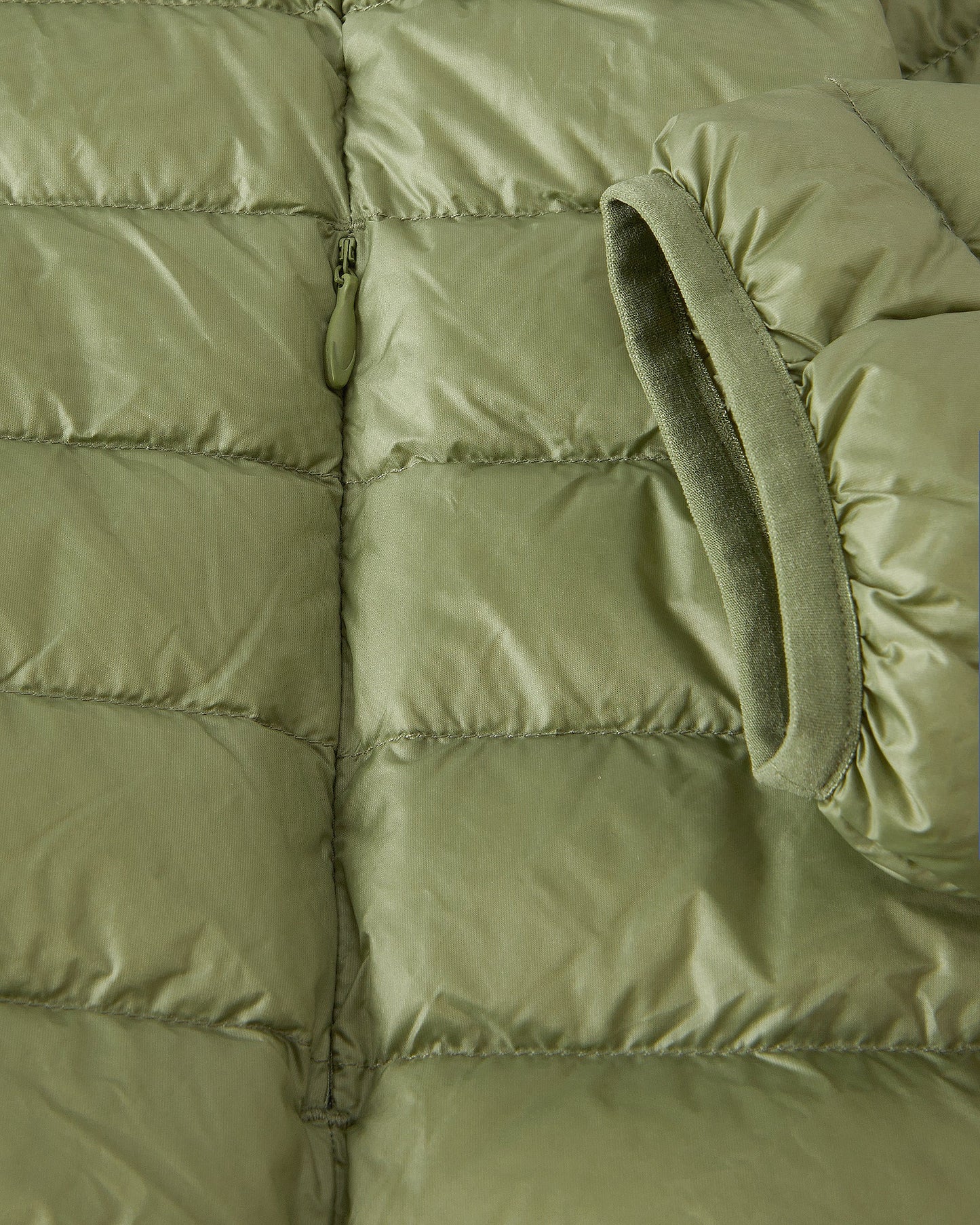 Doudoune légère à capuche Kaki clair Nico