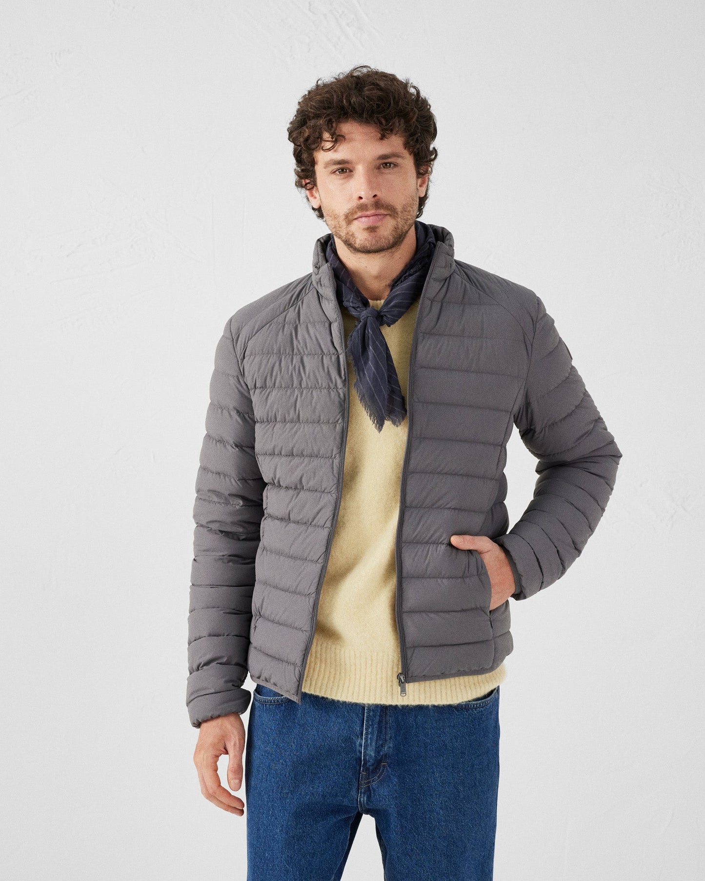 Doudoune légère stretch Anthracite Aragon